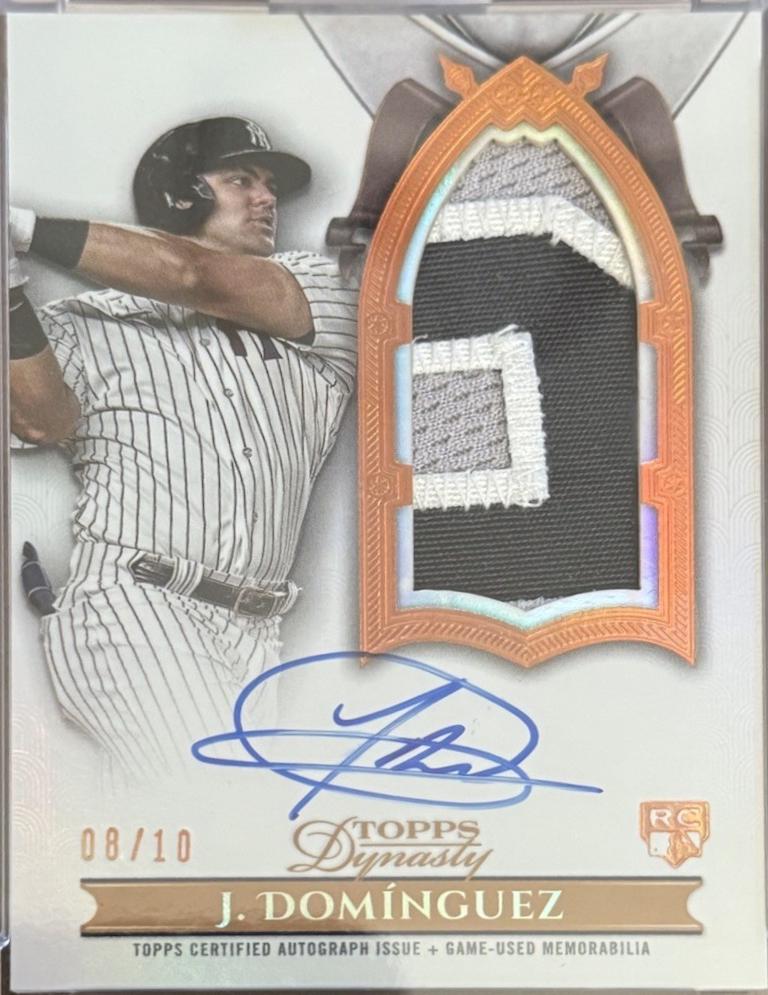 Jasson Dominguez [Autograph Patch Vertical] #DAPB-JD2