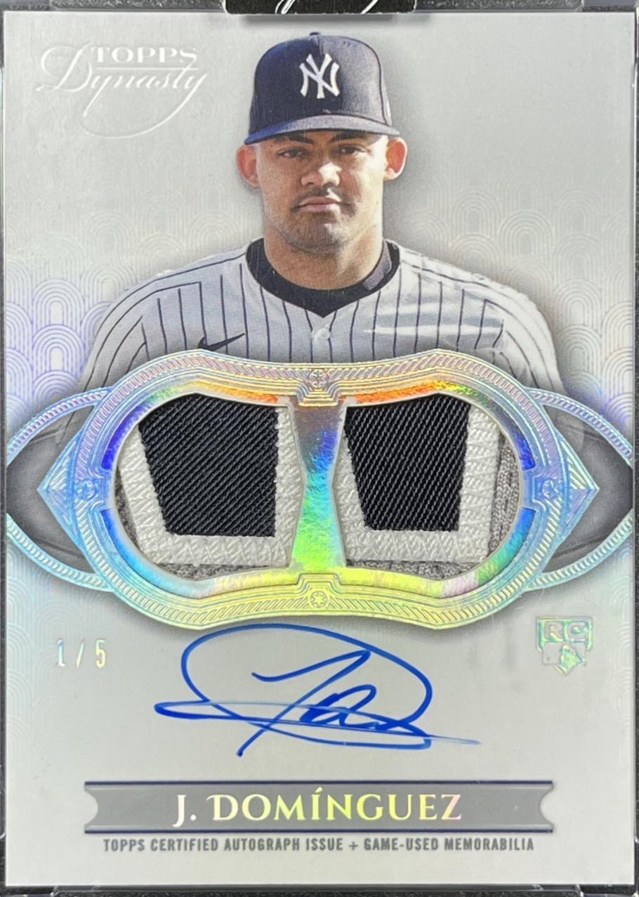 Jasson Dominguez [Silver Autograph Patch] #DAP-JD1