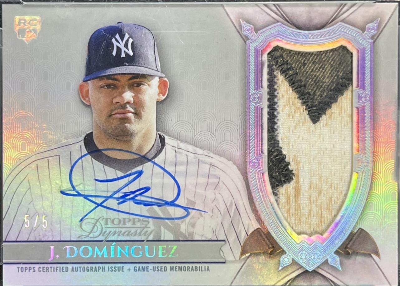 Jasson Dominguez [Silver Autograph Patch] #DAP-JD2
