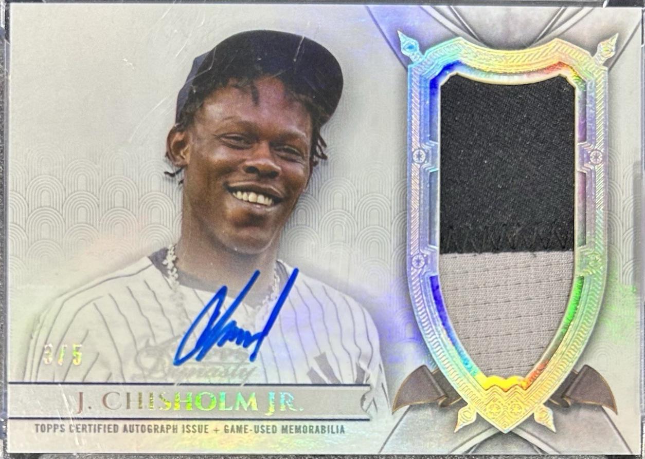 Jazz Chisholm Jr. [Silver Autograph Patch] #DAP-JC2