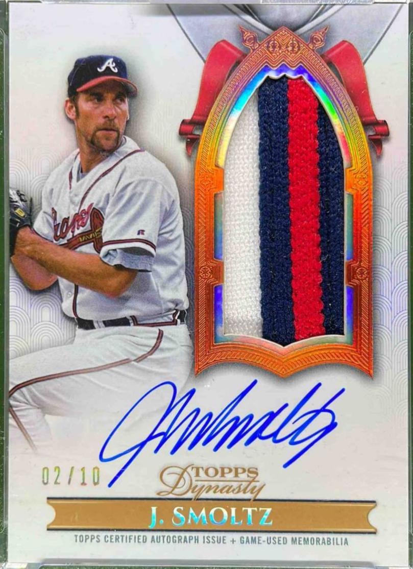 John Smoltz [Autograph Patch Vertical] #DAPB-JS