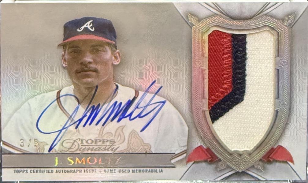 John Smoltz [Silver Autograph Patch] #DAP-JSM4