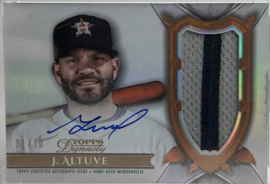 Jose Altuve [Autograph Patch] #DAP-JA10