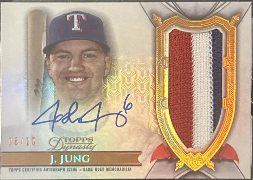 Josh Jung [Autograph Patch] #DAP-JJ1
