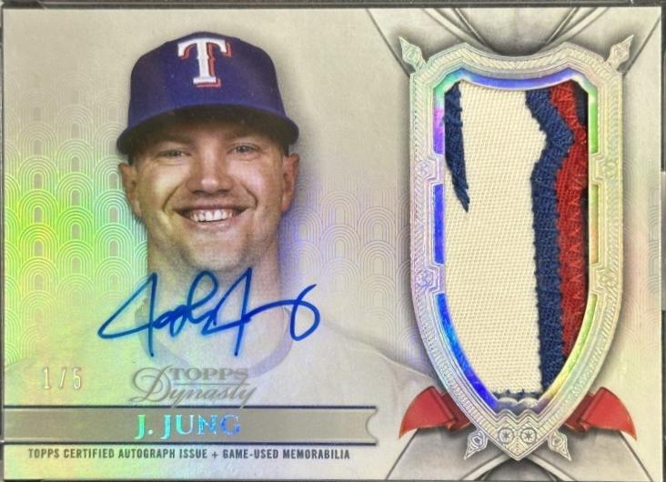 Josh Jung [Silver Autograph Patch] #DAP-JJ4