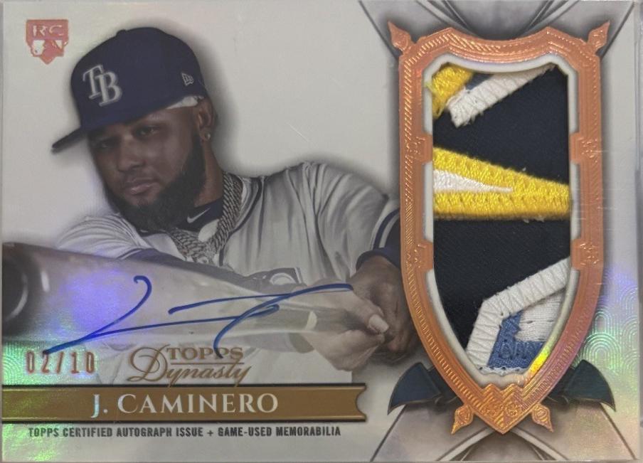 Junior Caminero [Autograph Patch] #DAP-JCA1