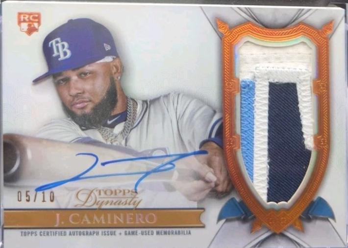 Junior Caminero [Autograph Patch] #DAP-JCA4