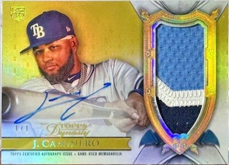 Junior Caminero [Gold Autograph Patch] #DAP-JCA4