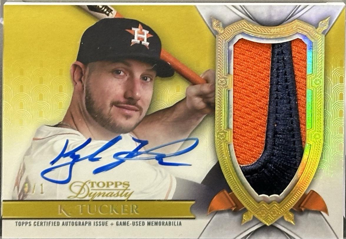 Kyle Tucker [Gold Autograph Patch] #DAP-KT2