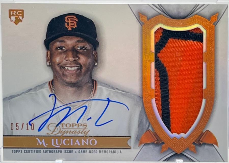 Marco Luciano [Autograph Patch] #DAP-ML8