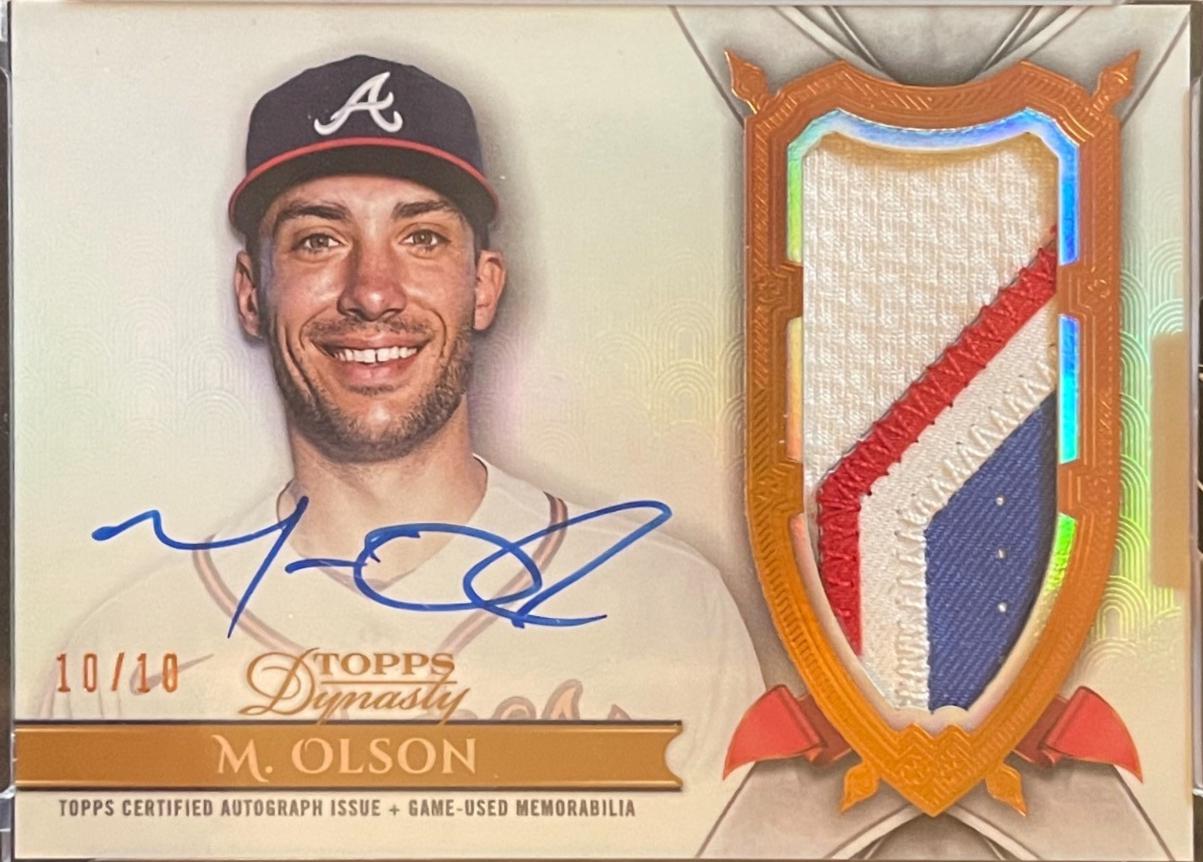 Matt Olson [Autograph Patch] #DAP-MO1