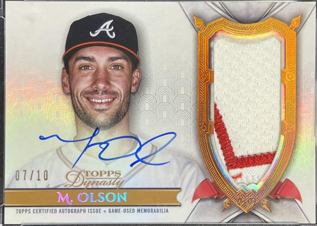 Matt Olson [Autograph Patch] #DAP-MO3