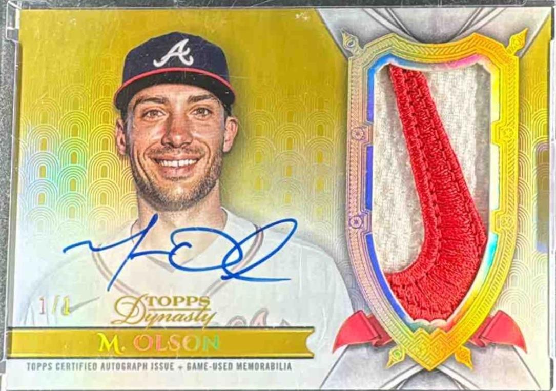 Matt Olson [Gold Autograph Patch] #DAP-MO1