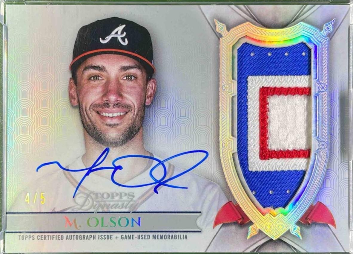 Matt Olson [Silver Autograph Patch] #DAP-MO3