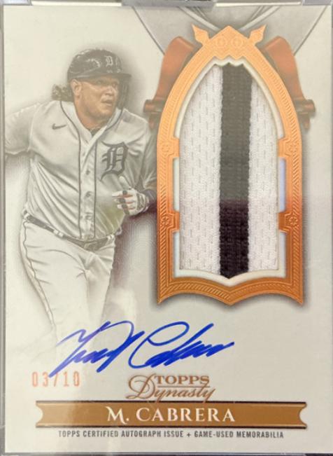 Miguel Cabrera [Autograph Patch Vertical] #DAPB-MC1