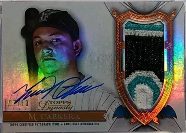 Miguel Cabrera [Autograph Patch] #DAP-MC3