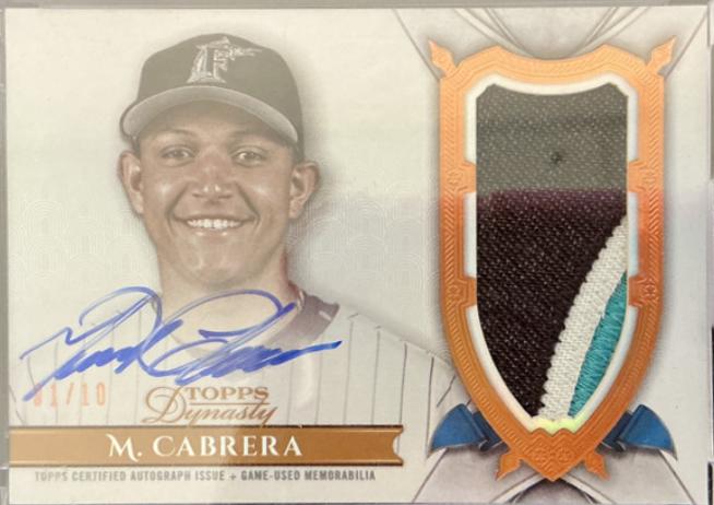 Miguel Cabrera [Autograph Patch] #DAP-MC4