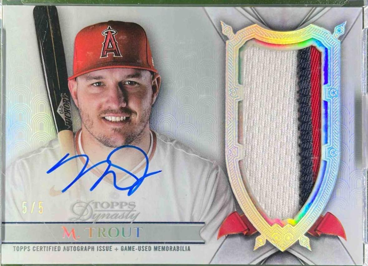 Mike Trout [Silver Autograph Patch] #DAP-MT1