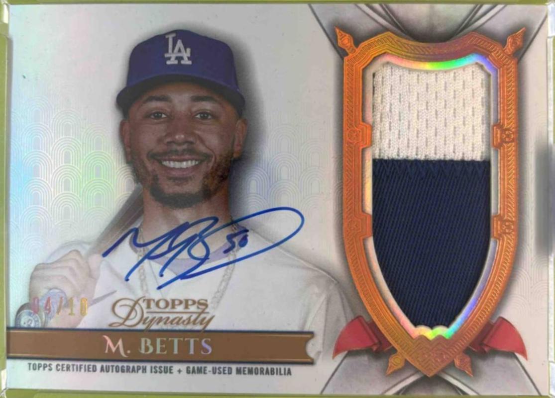Mookie Betts [Autograph Patch] #DAP-MB1