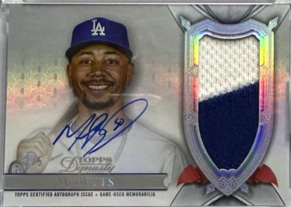 Mookie Betts [Silver Autograph Patch] #DAP-MB1