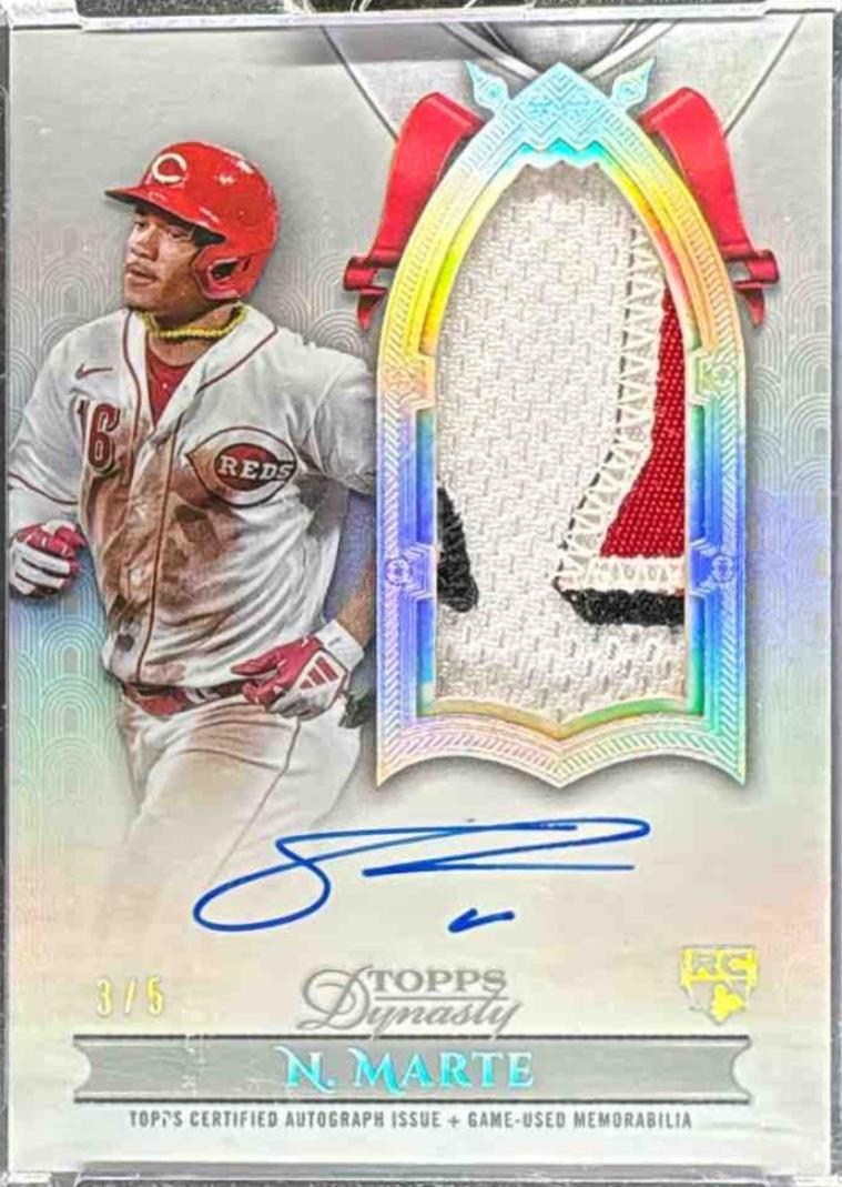 Noelvi Marte [Silver Autograph Patch Vertical] #DAPB-NM2