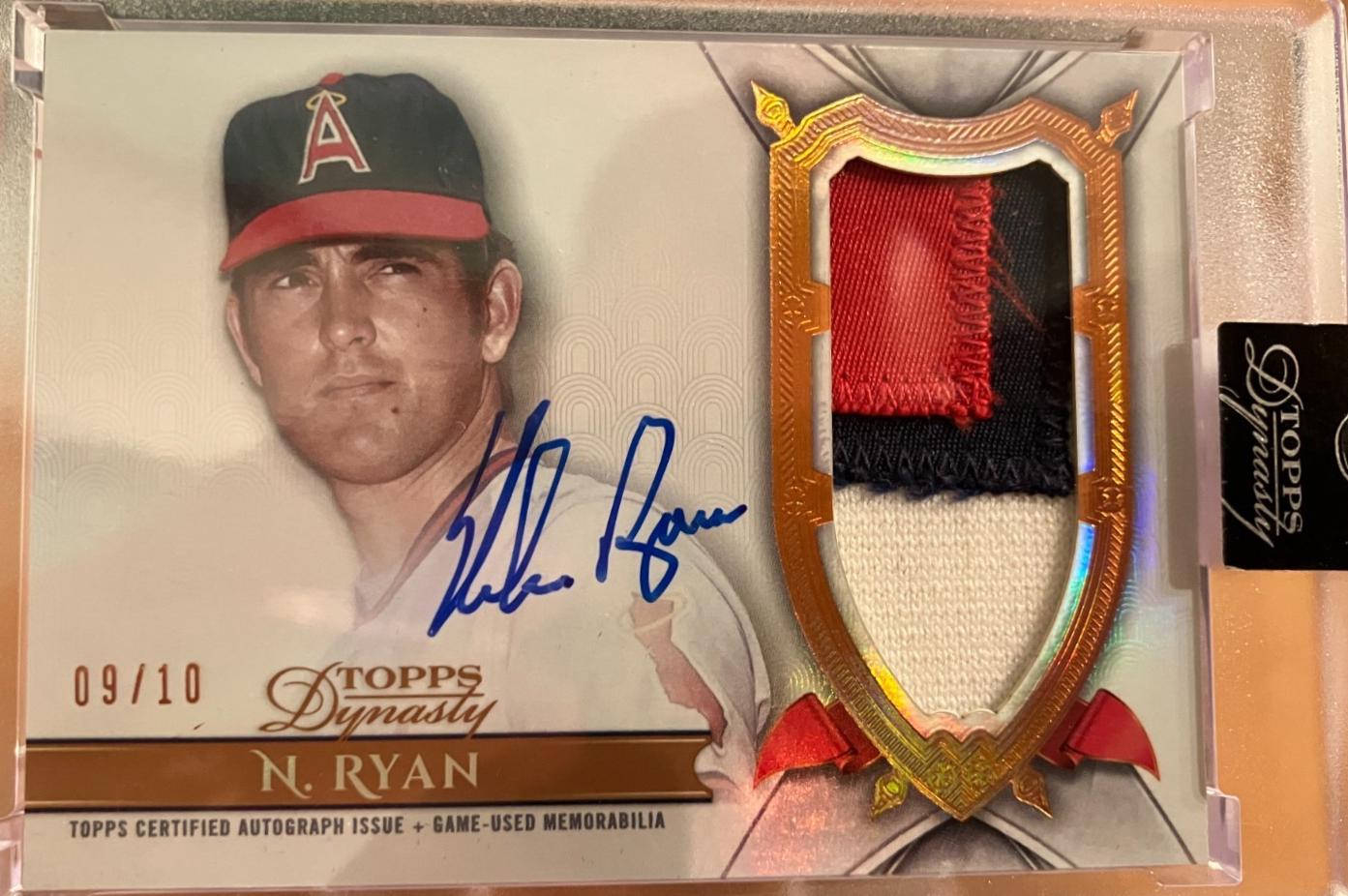 Nolan Ryan [Autograph Patch] #DAP-NR3