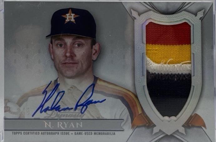 Nolan Ryan [Silver Autograph Patch] #DAP-NR4