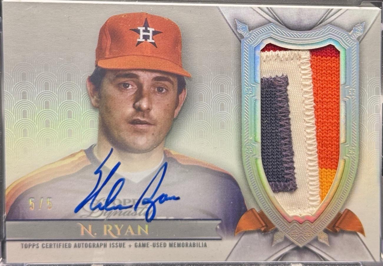 Nolan Ryan [Silver Autograph Patch] #DAP-NR5