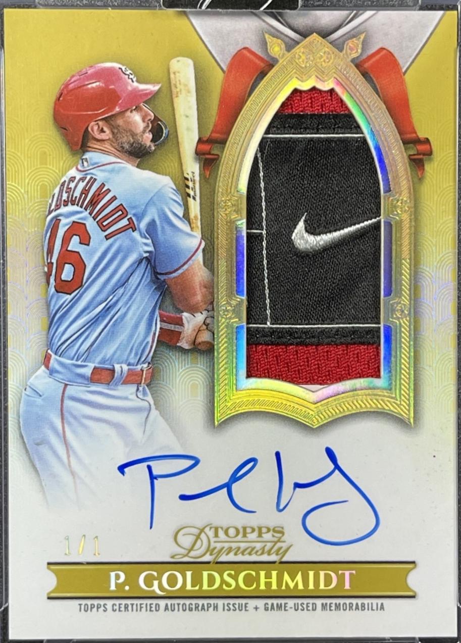Paul Goldschmidt [Gold Autograph Patch] #DAP-PG1