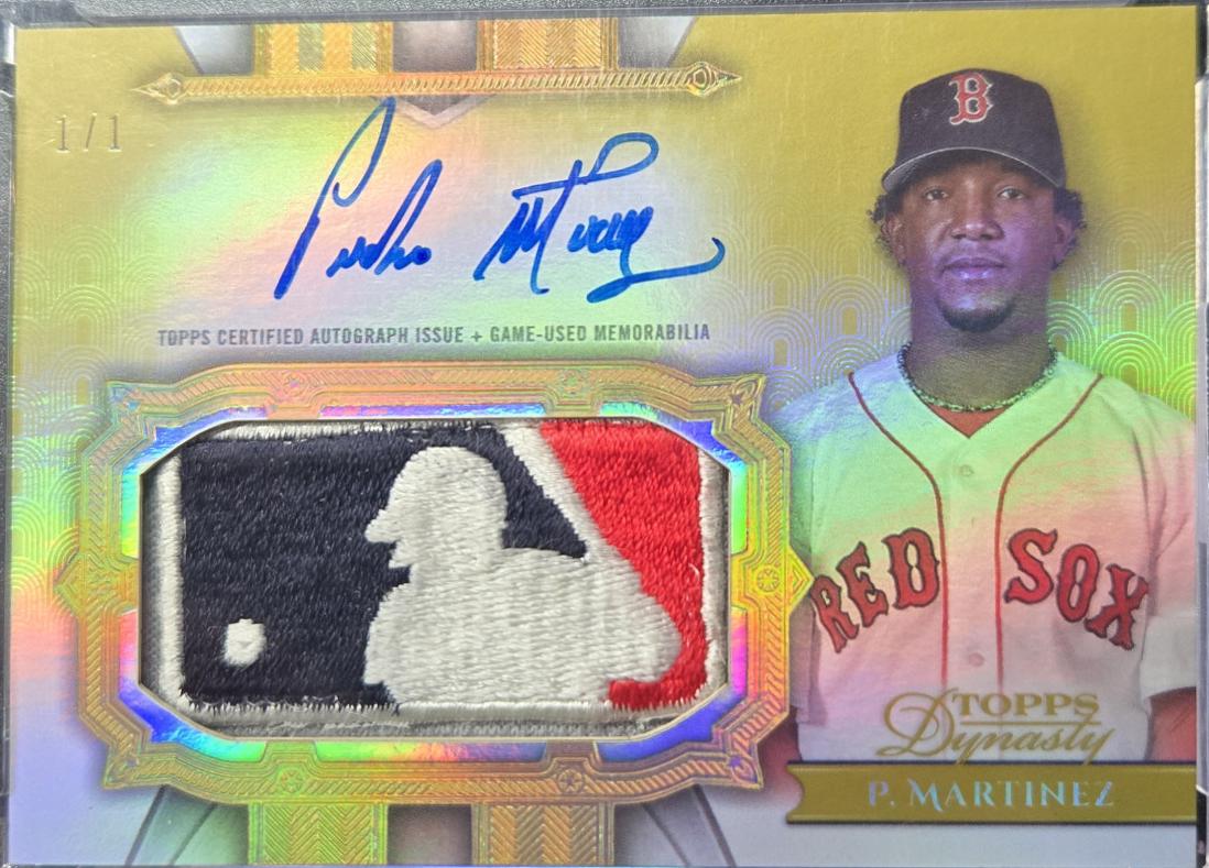 Pedro Martinez [Gold Autograph Patch] #DAP-PM3
