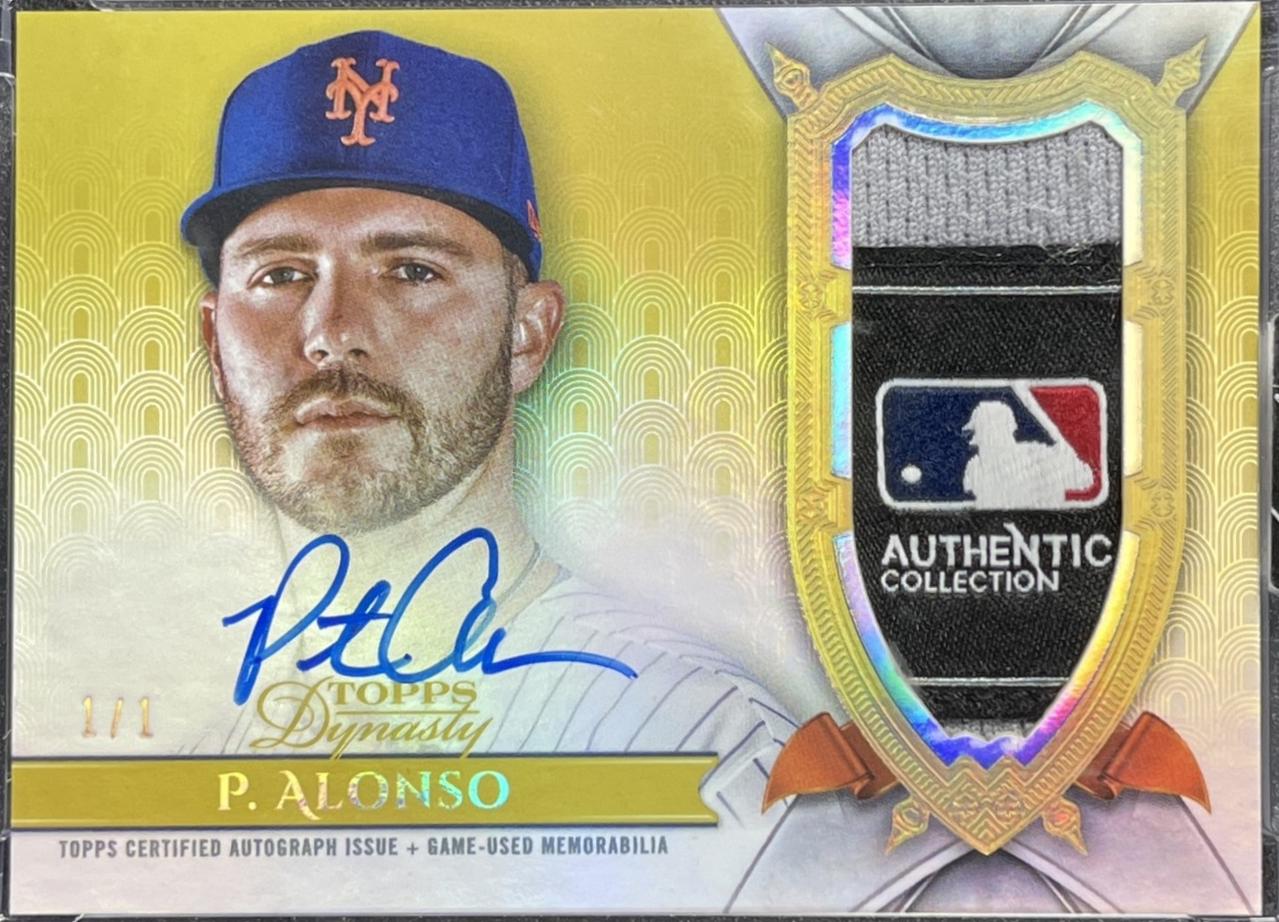 Pete Alonso [Gold Autograph Patch] #DAP-PA10