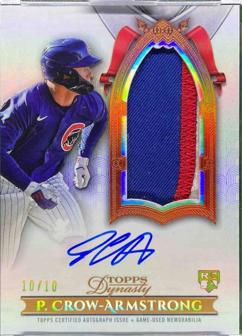 Pete Crow-Armstrong [Autograph Patch Vertical] #DAPB-PC1