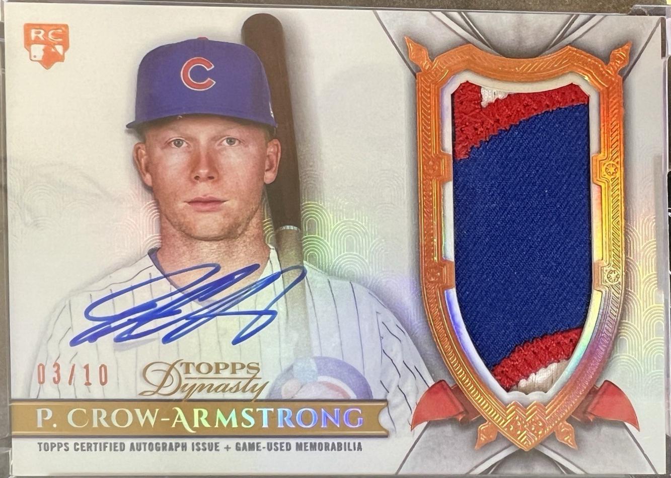 Pete Crow-Armstrong [Autograph Patch] #DAP-PC4