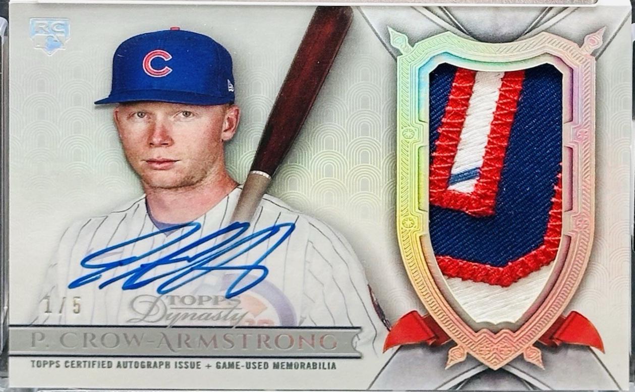 Pete Crow-Armstrong [Silver Autograph Patch] #DAP-PC1