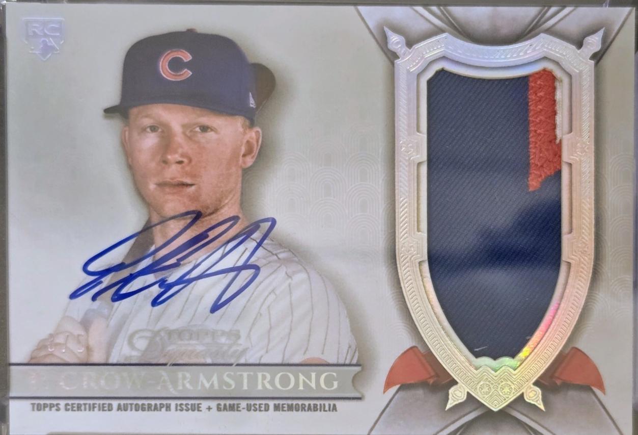 Pete Crow-Armstrong [Silver Autograph Patch] #DAP-PC2