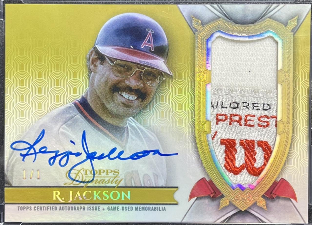 Reggie Jackson [Gold Autograph Patch] #DAP-RJA1