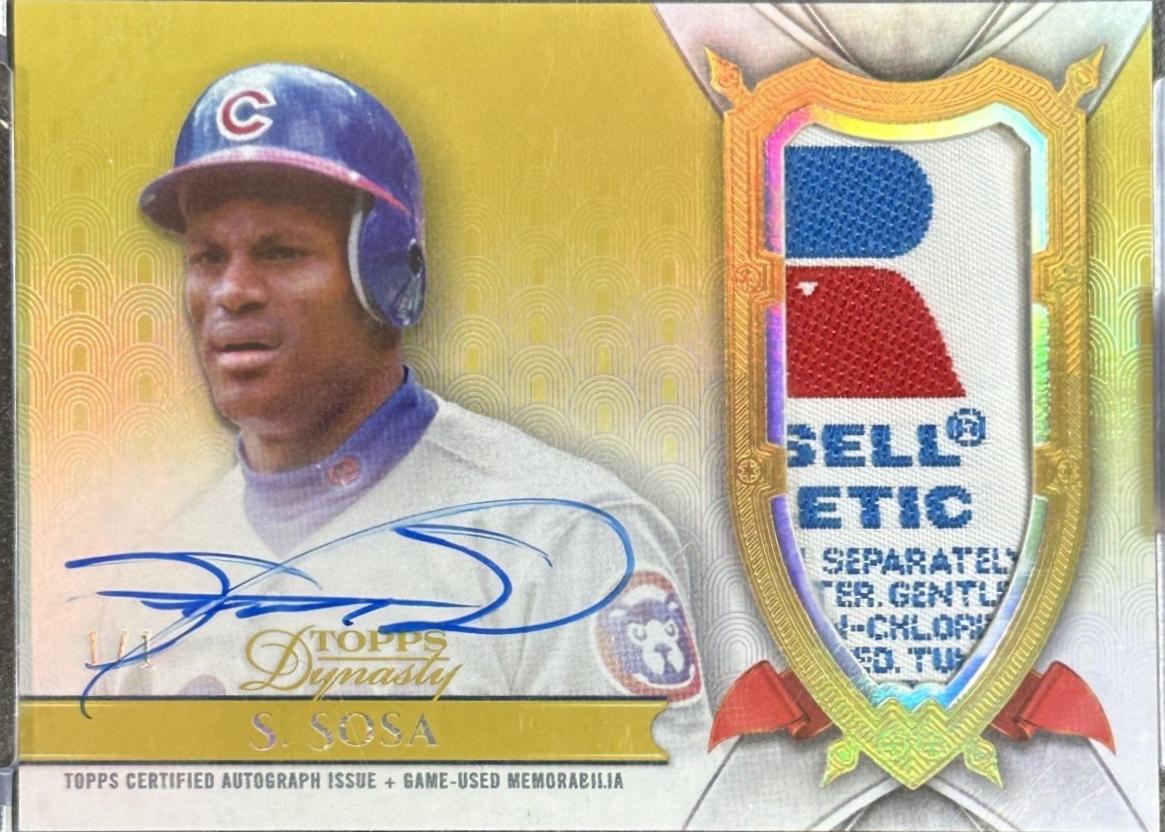 Sammy Sosa [Gold Autograph Patch] #DAP-SS1