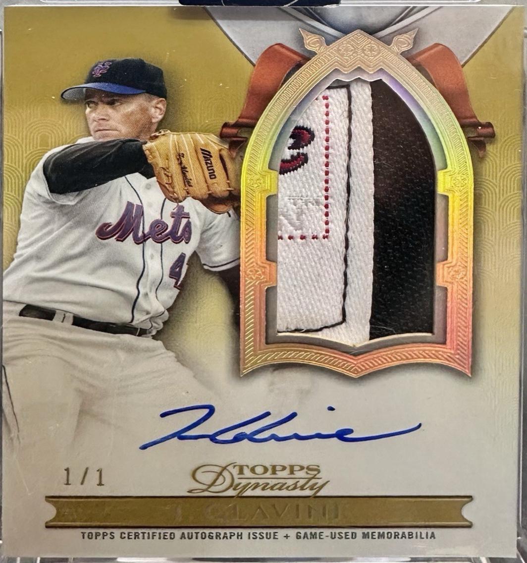 Tom Glavine [Gold Autograph Patch Vertical] #DAPB-TG2
