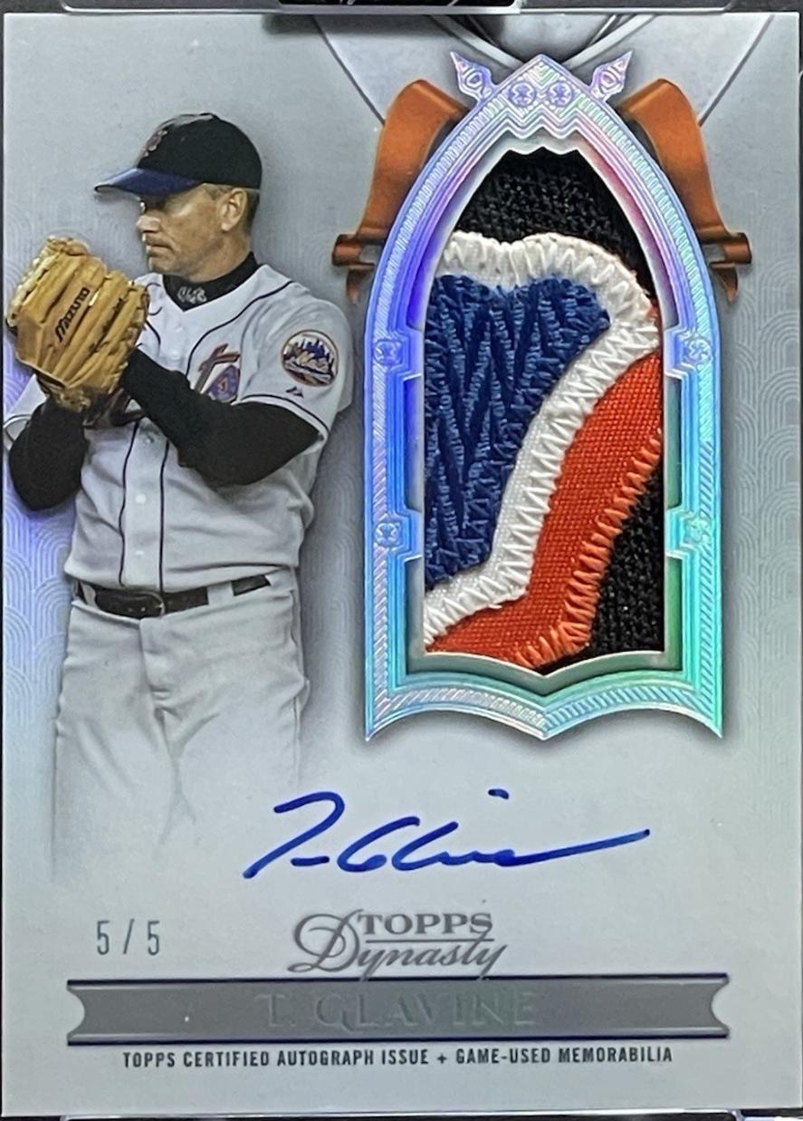 Tom Glavine [Silver Autograph Patch Vertical] #DAPB-TG1