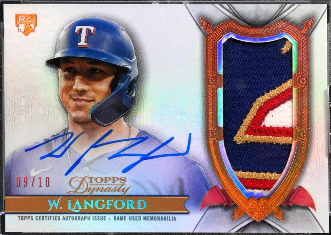 Wyatt Langford [Autograph Patch] #DAP-WL1