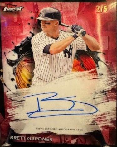 Brett Gardner [Red Lava Refractor] #FA-BG