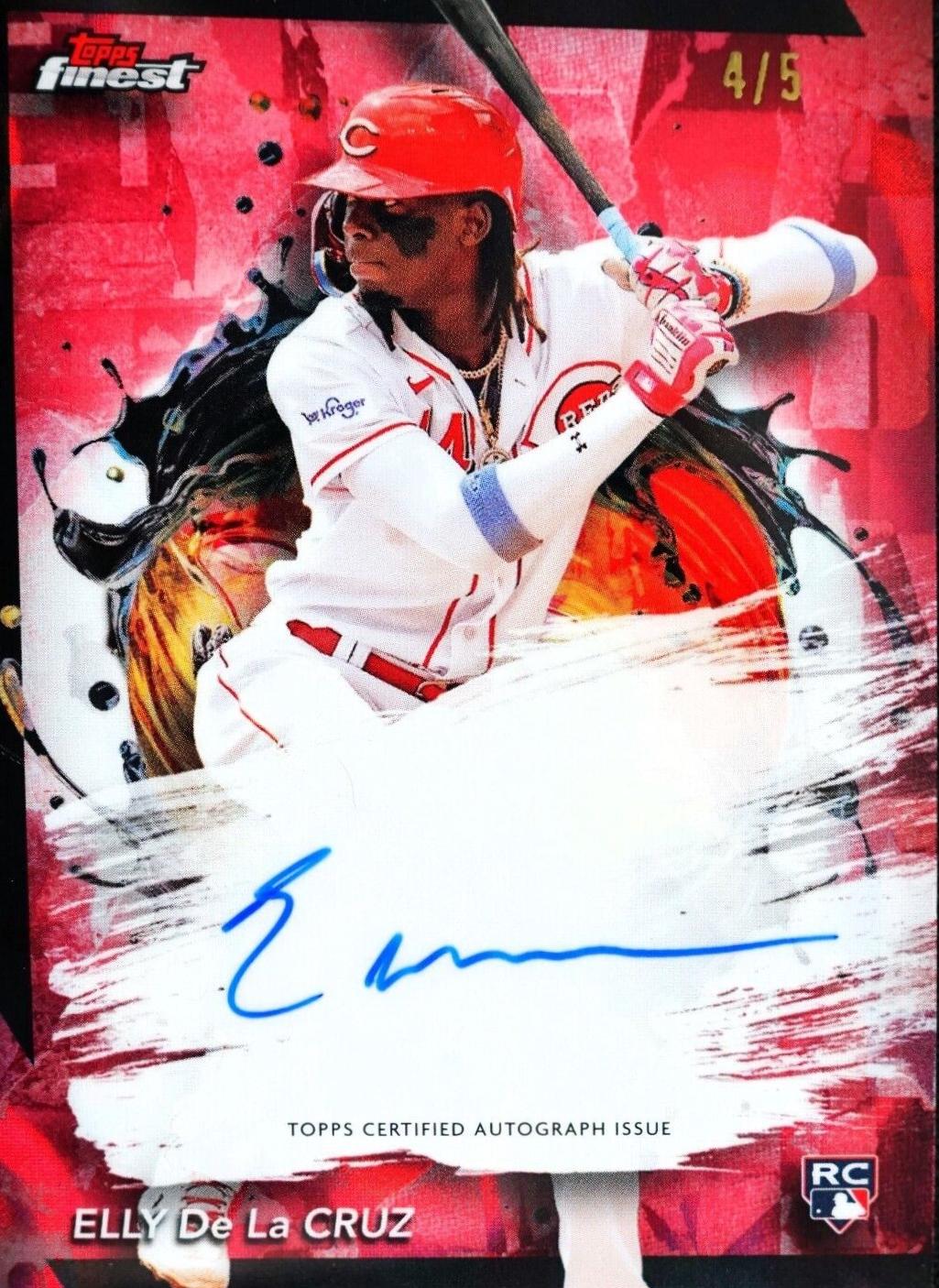 Elly De La Cruz [Red Lava Refractor] #FA-ED