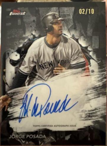 Jorge Posada [Black Refractor] #FA-JP