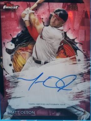 Matt Olson [Red Lava Refractor] #FA-MO