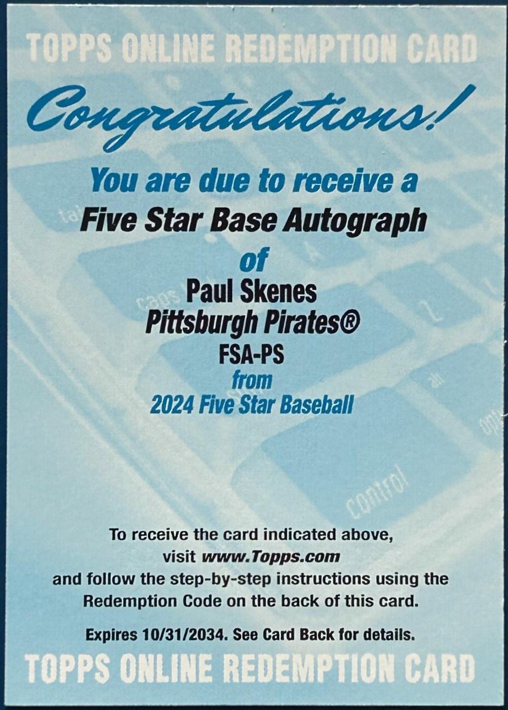 Paul Skenes #FSA-PS