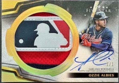 Ozzie Albies [MLB Logo Patch] #FSJP-OA