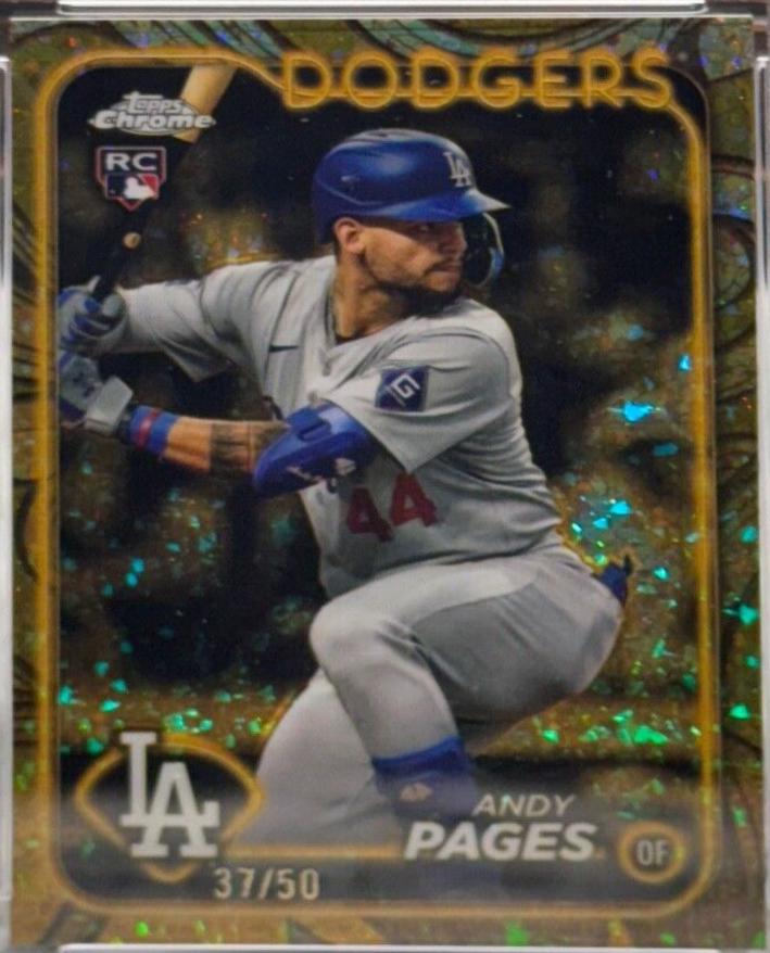 Andy Pages [Mini-Diamond Gold Refractor] #127