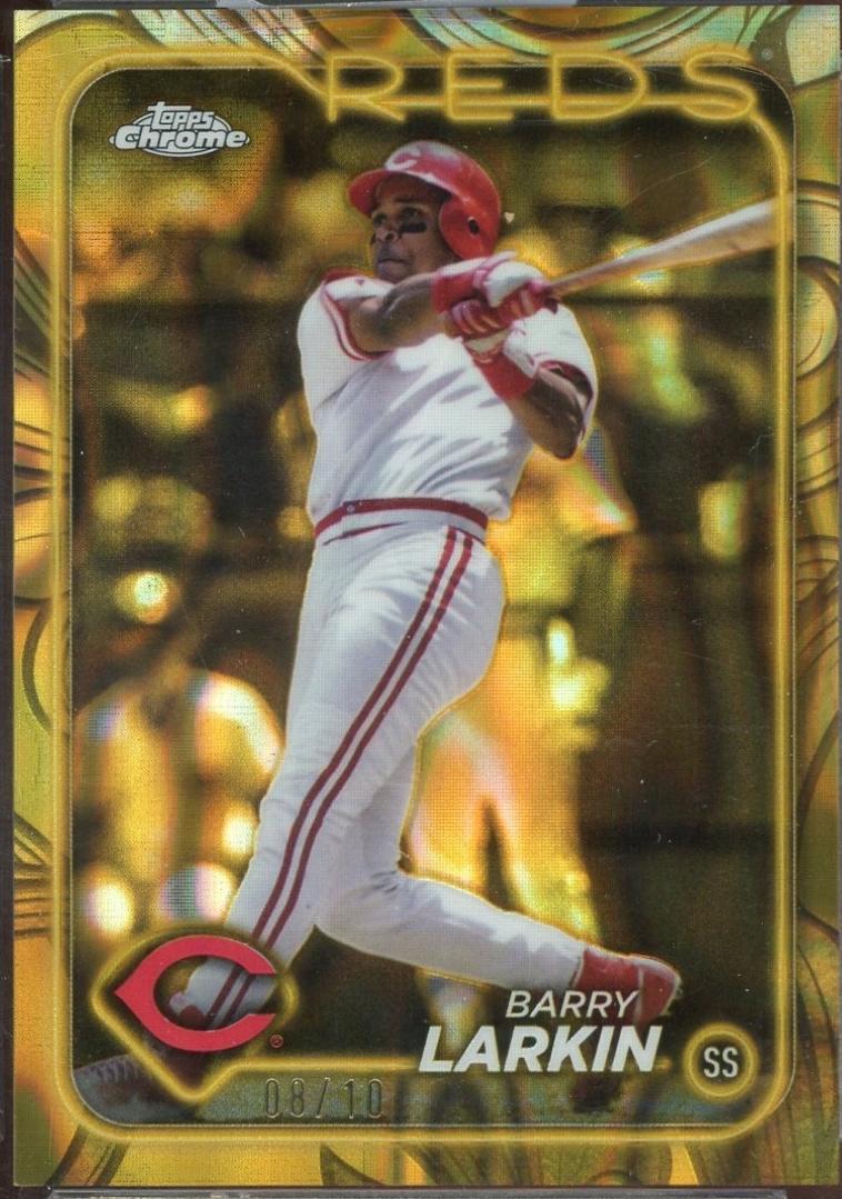 Barry Larkin [Gold Lava Refractor] #73