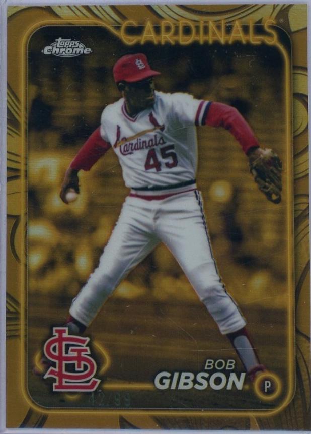 Bob Gibson [Electroplate Refractor] #143