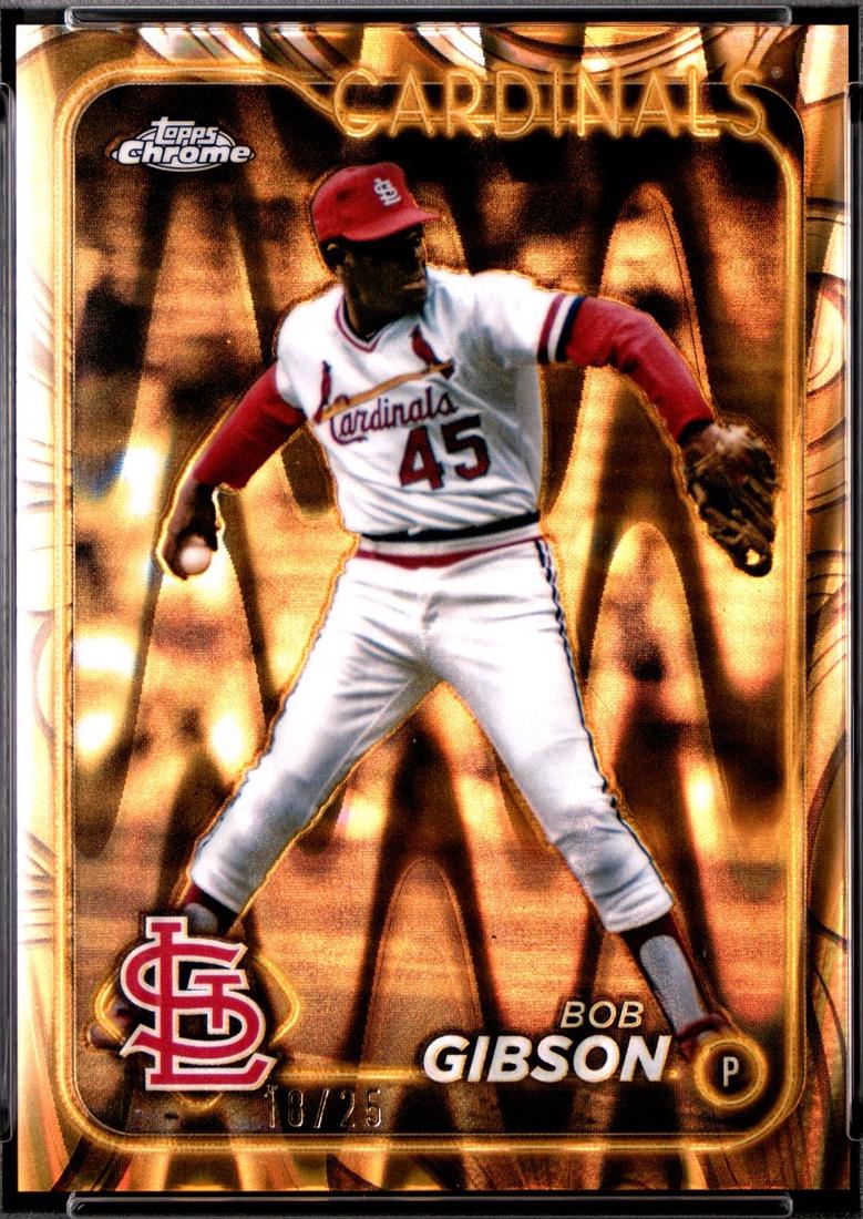 Bob Gibson [Gold RayWave Refractor] #143